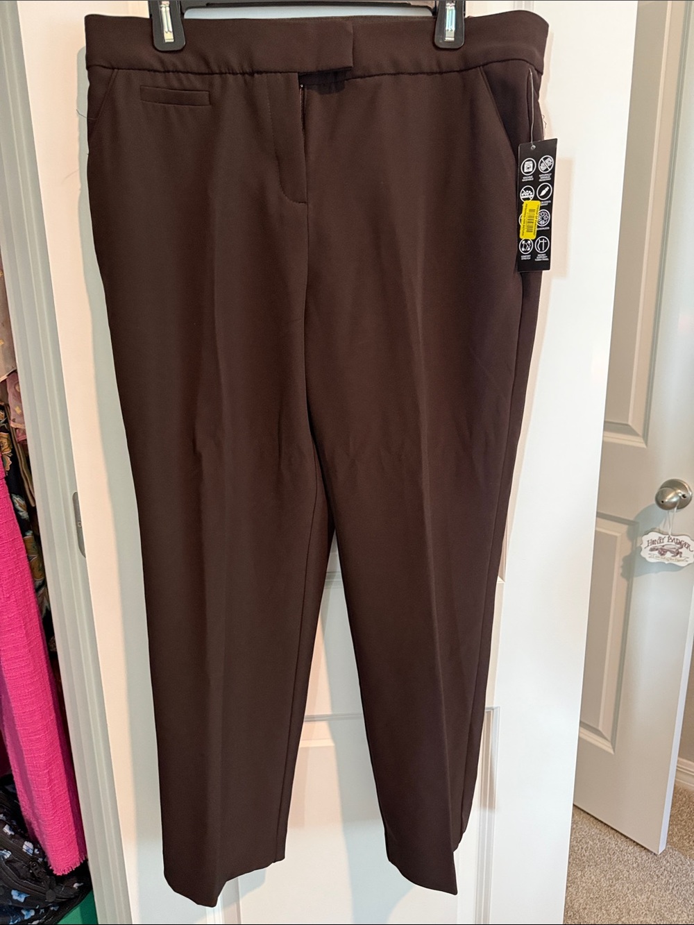 Investments Brown Pull-On Trousers